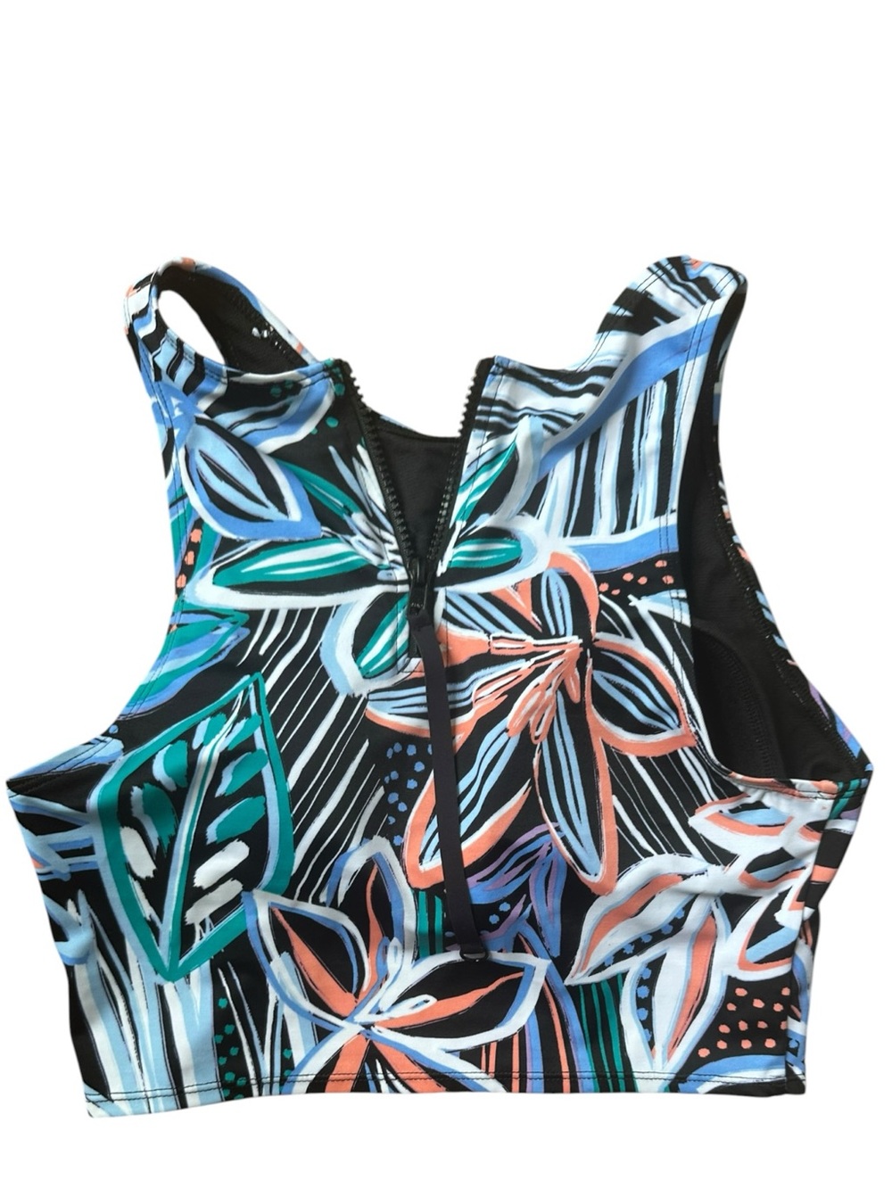 Beach Betty Sporty Floral Swim Top – Size M